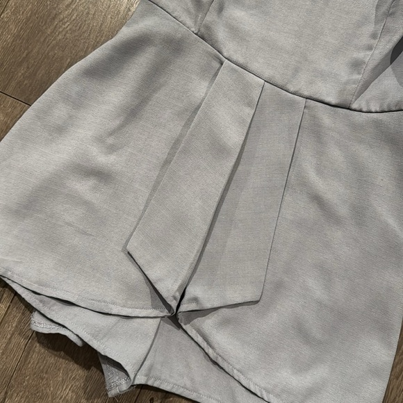 NWOT she + sky blue skort romper M - Picture 3 of 6